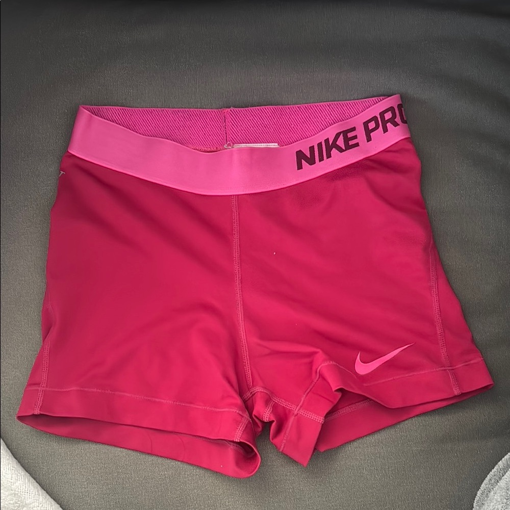 NikePro berry Pink Athletic Shorts